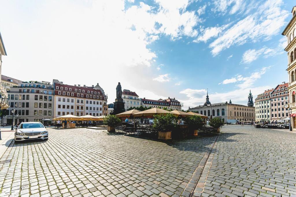 Tip! Erstklassiges 120 Qm Apartment Am Neumarkt Dresden Exterior foto